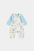 Load image into Gallery viewer, Mothercare Dungarees and Bodysuit Set
