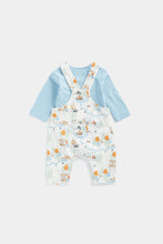 Load image into Gallery viewer, Mothercare Dungarees and Bodysuit Set
