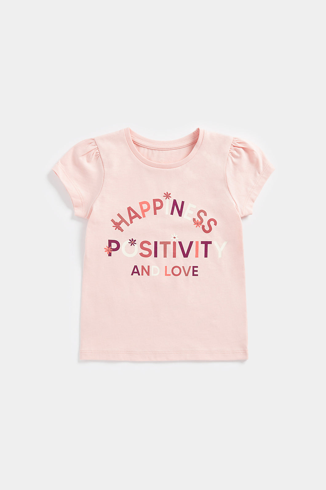 Mothercare Pink Positivity T-Shirt