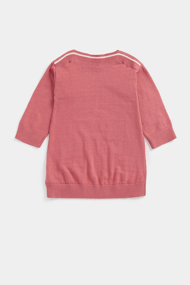 Mothercare Floral Knitted Dress and Tights Set
