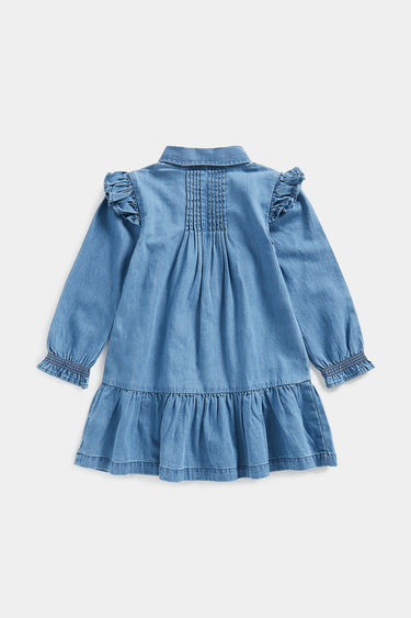 Mothercare Denim Shirt Dress with Frill