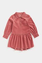 Load image into Gallery viewer, Mothercare Coral Cord Shirt Dress
