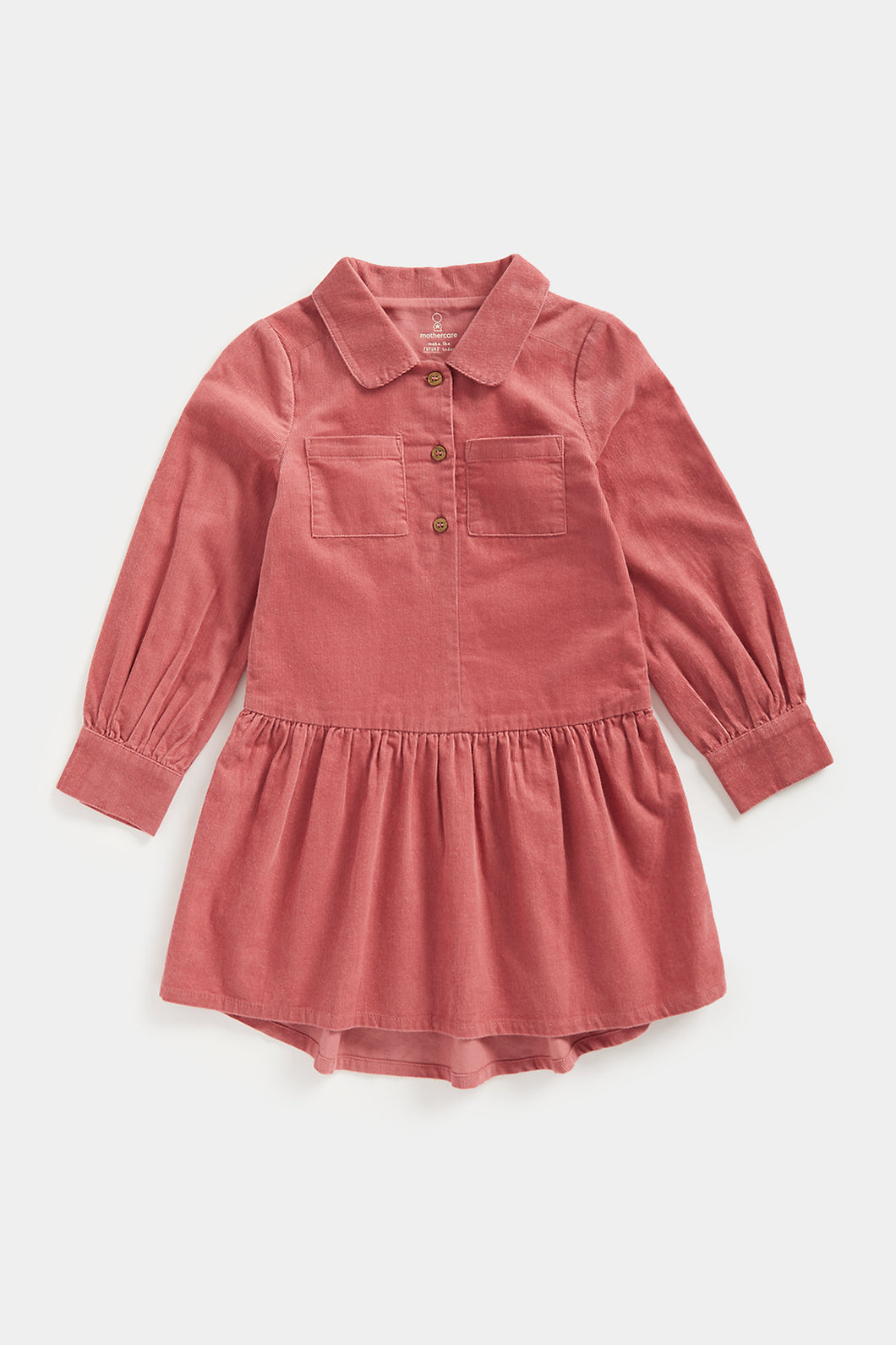 Mothercare Coral Cord Shirt Dress