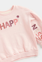 Load image into Gallery viewer, Mothercare Pink Sweat Top and Shorts Set
