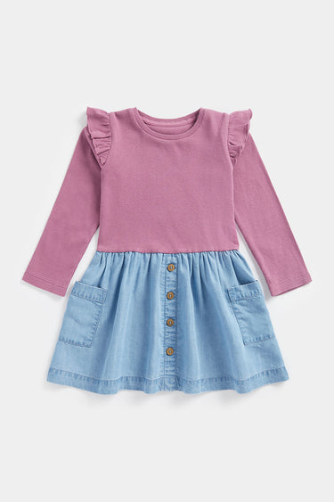 Mothercare Jersey and Denim Twofer Dress