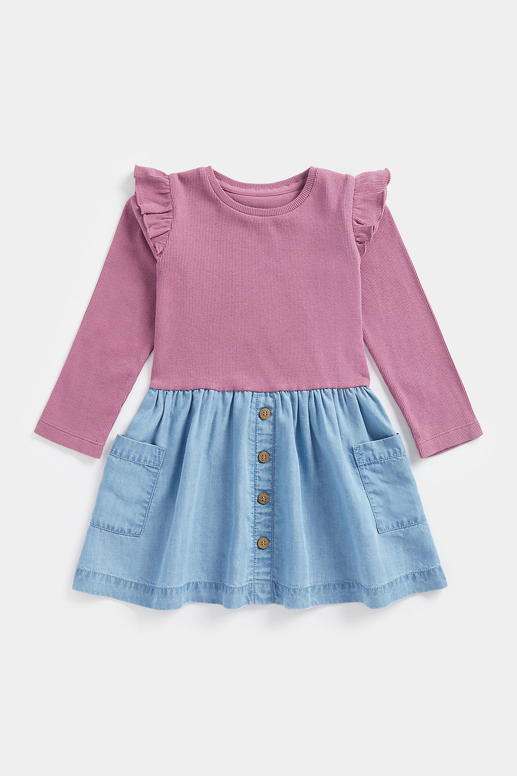 Mothercare Jersey and Denim Twofer Dress
