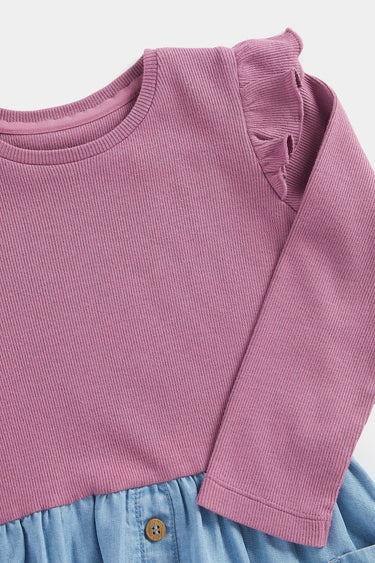 Mothercare Jersey and Denim Twofer Dress