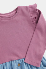 Load image into Gallery viewer, Mothercare Jersey and Denim Twofer Dress
