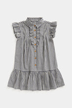 Load image into Gallery viewer, Mothercare Navy Gingham Shirt Dress
