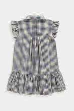 Load image into Gallery viewer, Mothercare Navy Gingham Shirt Dress
