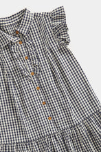 Load image into Gallery viewer, Mothercare Navy Gingham Shirt Dress
