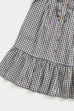 Load image into Gallery viewer, Mothercare Navy Gingham Shirt Dress
