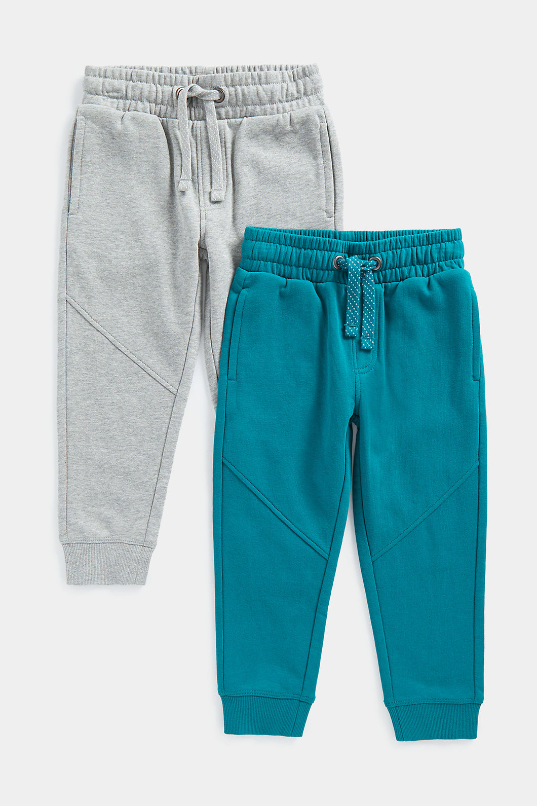 Mothercare Grey and Teal Joggers - 2 Pack