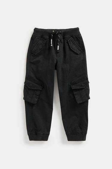 Mothercare Black Cargo Trousers