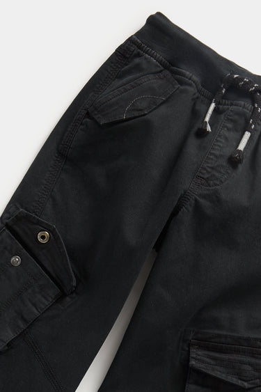 Mothercare Black Cargo Trousers
