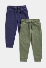 Load image into Gallery viewer, Mothercare Navy and Khaki Joggers - 2 Pack

