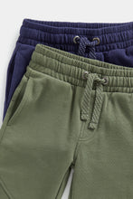 Load image into Gallery viewer, Mothercare Navy and Khaki Joggers - 2 Pack
