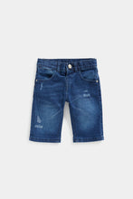 Load image into Gallery viewer, Mothercare Denim Rip-and-Repair Shorts

