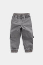 Load image into Gallery viewer, Mothercare Charcoal Cargo Trousers
