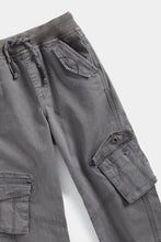 Load image into Gallery viewer, Mothercare Charcoal Cargo Trousers
