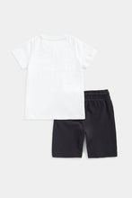 Load image into Gallery viewer, Mothercare Dinosaur Jersey Shorts and T-Shirt Set
