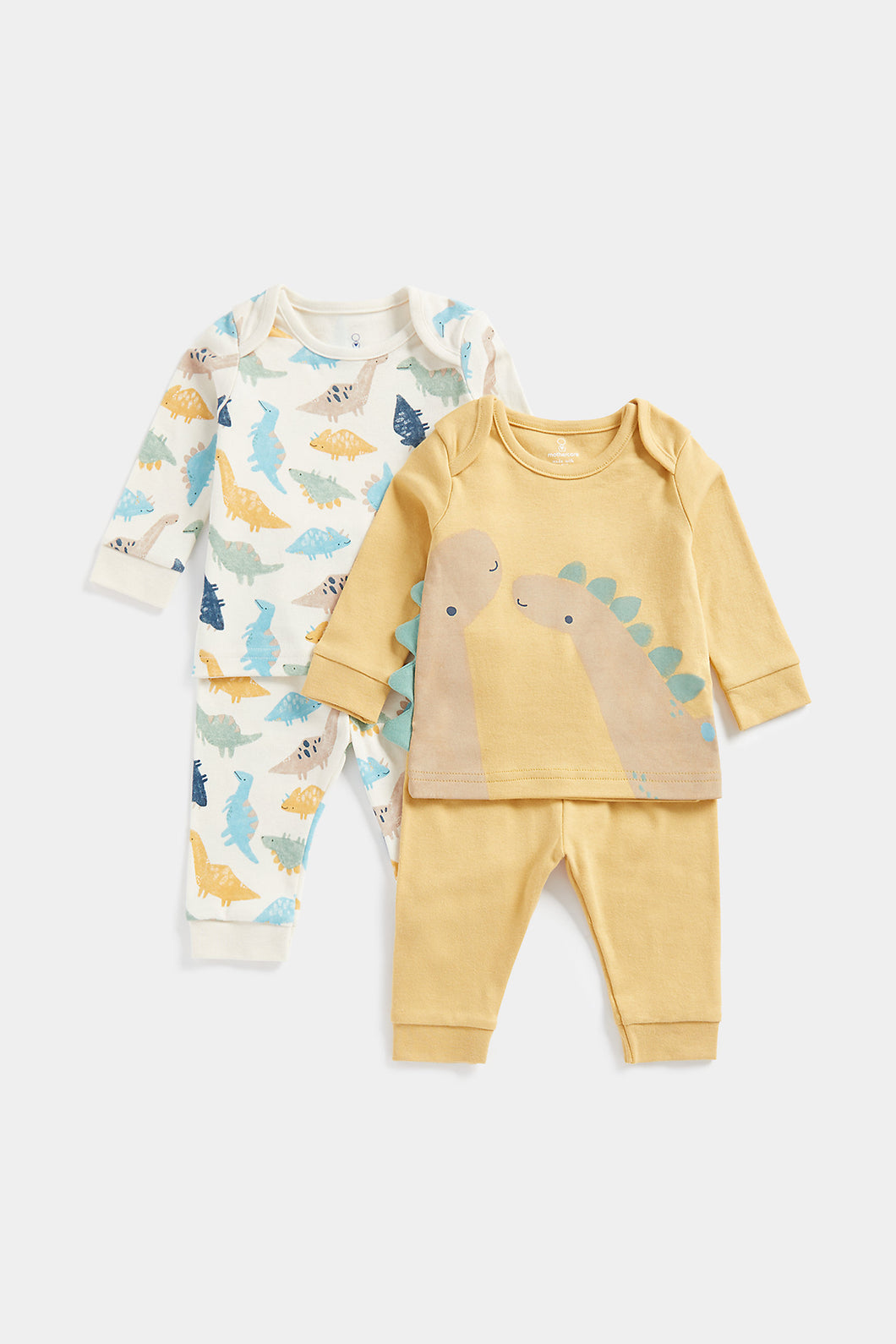 Mothercare Dinosaur Baby Pyjamas - 2 Pack