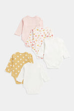 Load image into Gallery viewer, Mothercare Animal Faces Long-Sleeved Baby Bodysuits - 5 Pack
