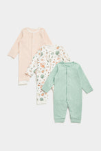 Load image into Gallery viewer, Mothercare Woodland Footless Baby Sleepsuits

