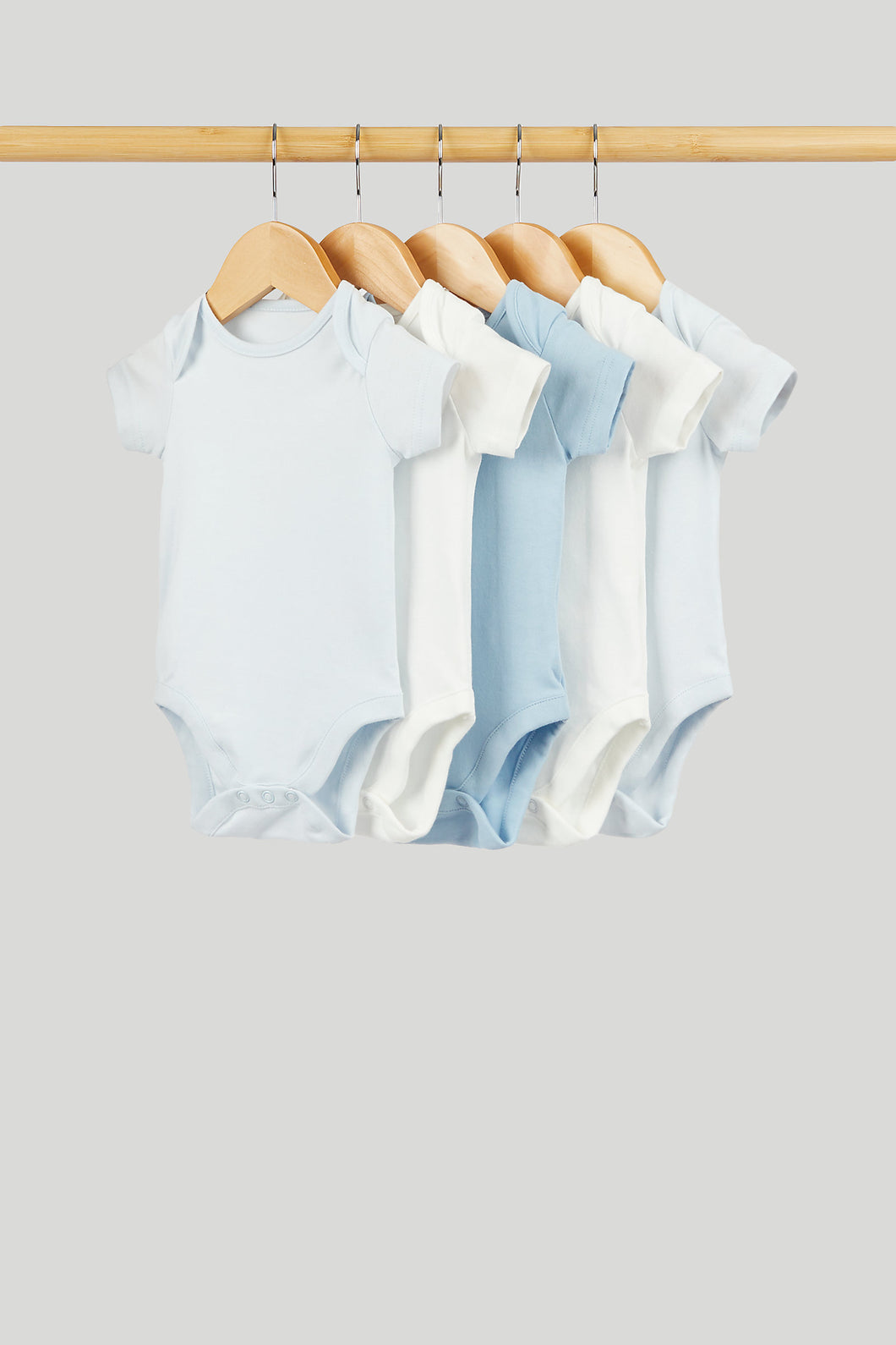 Mothercare Short-Sleeved Bodysuits - 5 Pack