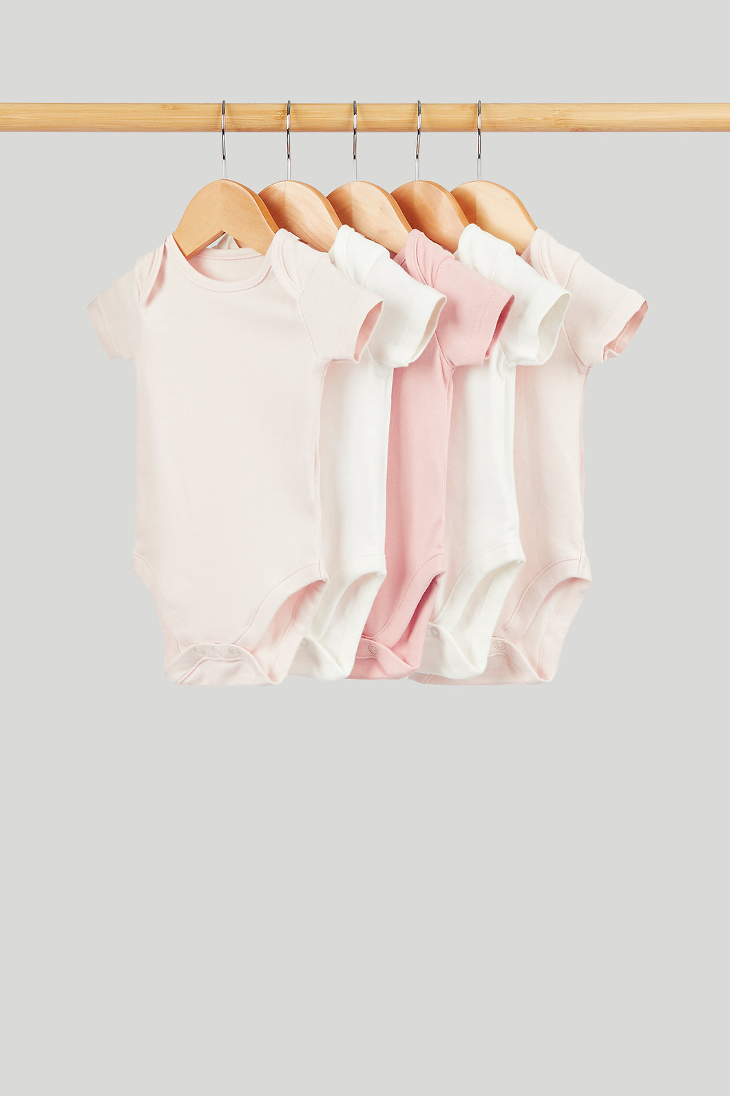 Mothercare Short-Sleeved Bodysuits - 5 Pack