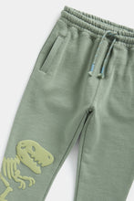 Load image into Gallery viewer, Mothercare Green Dinosaur Joggers
