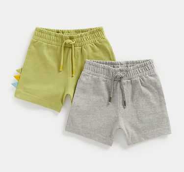 Mothercare Dinosaur Jersey Shorts - 2 Pack