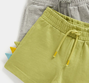 Mothercare Dinosaur Jersey Shorts - 2 Pack