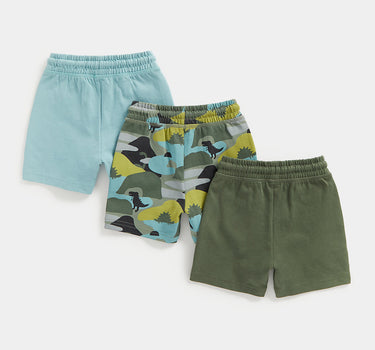 Mothercare Dinosaur Jersey Shorts - 3 Pack