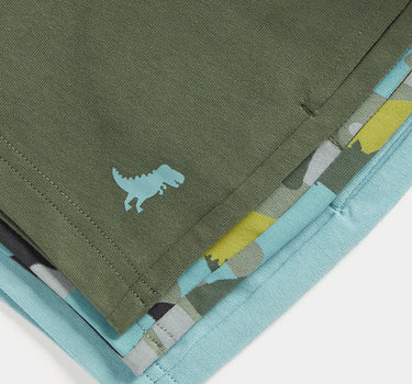 Mothercare Dinosaur Jersey Shorts - 3 Pack