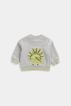 Load image into Gallery viewer, Mothercare Grey Dinosaur Sweat Top
