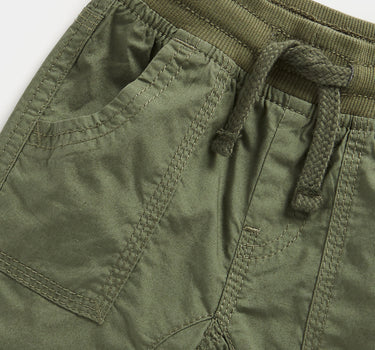 Mothercare Khaki Poplin Roll-Up Trousers