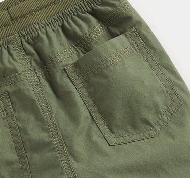 Mothercare Khaki Poplin Roll-Up Trousers