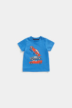 Load image into Gallery viewer, Mothercare Blue Car T-Shirt
