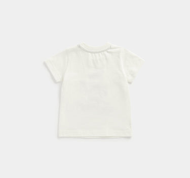 Mothercare White Animal Adventure T-Shirt