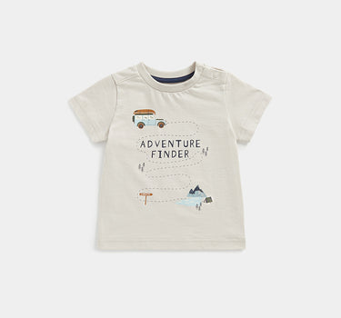 Mothercare Beige Adventure Finder T-Shirt