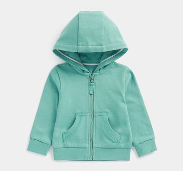 Mothercare Teal Zip-Up Hoody