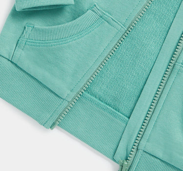 Mothercare Teal Zip-Up Hoody