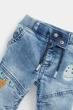Load image into Gallery viewer, Mothercare Character Denim Joggers
