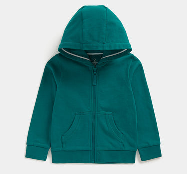 Mothercare Green Zip-Up Hoody