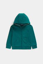 Load image into Gallery viewer, Mothercare Green Zip-Up Hoody
