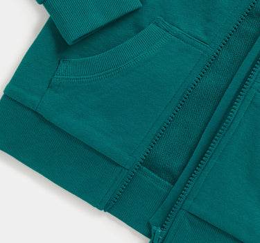 Mothercare Green Zip-Up Hoody