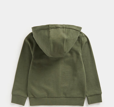 Mothercare Khaki Zip-Up Hoody