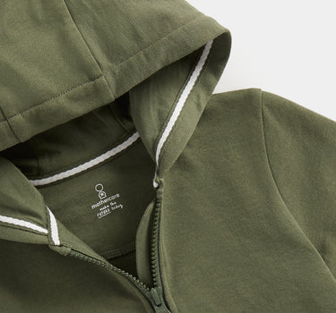 Mothercare Khaki Zip-Up Hoody