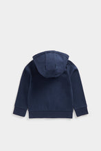 Load image into Gallery viewer, Mothercare Navy Zip-Up Hoody
